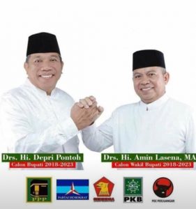 Pleno KPU Bolmut, Pasangan Depri Pontoh -Amin Lasena Menang Telak