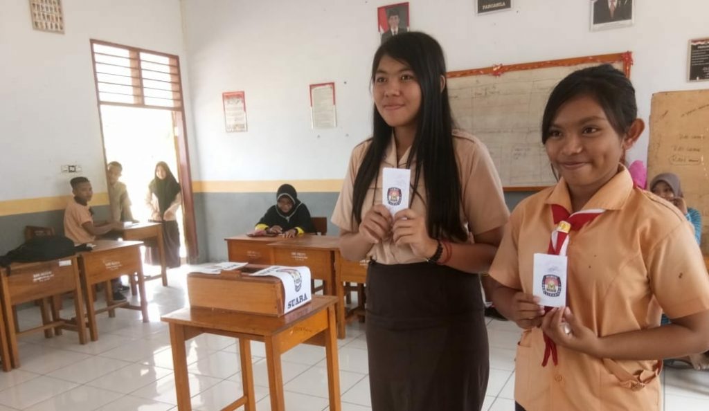 SMKN Sang Tombolang Gelar Pemilihan Ketua Osis 2018-2019