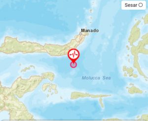 Gempa 5.2 SR Guncang Bolsel, Tidak Berpotensi Tsunami