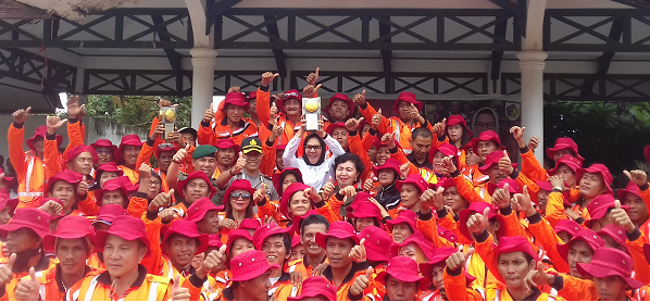Pasukan Orange buat Kadis dan Pejabat DLH KK Terdepak