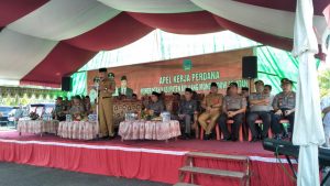 Apel Perdana Pemkab Bolsel, Ini Pesan Bupati