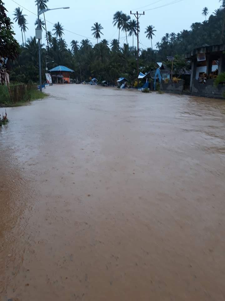 Curah Hujan Tinggi, Desa Molobog Terendam Banjir