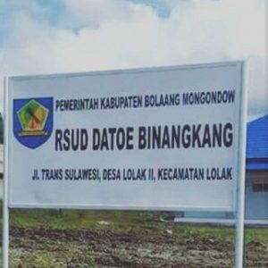 RS Datoe Binangkang Jadi Rujukan Tangani Covid-19