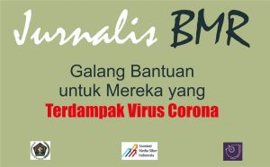 Jurnalis BMR Galang Bantuan untuk Warga Terdampak Covid-19