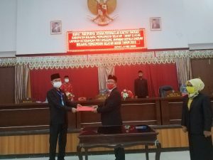 DPRD Bolsel Gelar Rapat Paripurna Tahap II atas LKPJ Bupati Tahun 2019