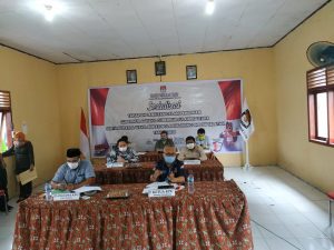 KPU Bolsel Sosialisasi Tahapan Pemilihan Gubernur Sulut dan Pemilihan Bupati Bolsel