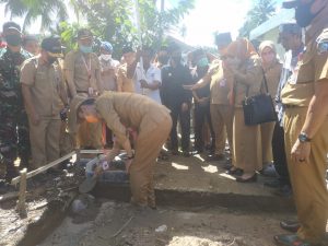 Bupati Iskandar Kamaru Letakan Batu Pertama di Yayasan Pendidikan Budi Amal Pinolantungan