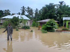 Sungai Ongkag Dumoga Meluap, Sejumlah Desa Terendam Banjir