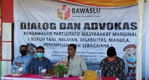 Sosialisasi di Bolmut, Awaludin Minta Dukcapil Awasi Warga Dari Luar Daerah