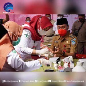 Bupati Iskandar Buka Pencanangan Vaksinasi Covid-19