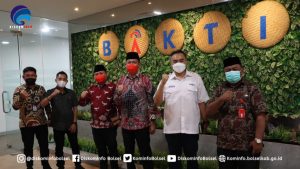 Pemkab Bolsel Kunker ke Kantor BAKTI Kementerian Kominfo