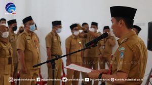 Bupati Bolsel Lantik Sejumlah Pejabat Fungsional