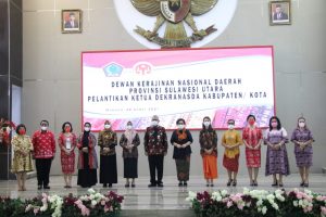 Nyonya Selpian Resmi Dilantik Ketua Dekranasda