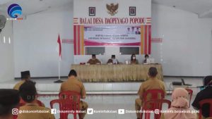 Pemkab Bolsel Gelar Acara Bimtek Pengelolaan Simpul Jaringan Informasi Kearsipan Nasional