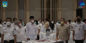 Bupati Bolsel Mengikuti Rapat Koordinasi dan Evaluasi Penanganan Stunting Tahun 2021