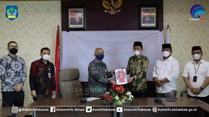 Pemkab Bolsel Laporkan Hasil Pilsang Serentak di 27 Desa ke Dirjen Bina PMD