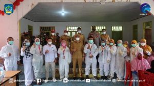 Bupati Dan Wabup Bolsel Tinjau Langsung Kegiatan Vaksinasi Covid-19