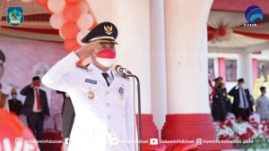 Pemkab Bolsel Gelar Upacara HUT Kemerdekaan RI ke-76