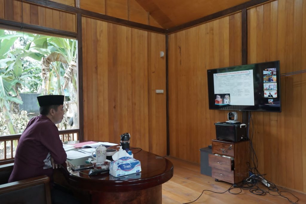 Bupati Iskandar Jadi Mentor di Seminar 1 Proyek Perubahan Diklat PKN II Secara Virtual