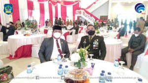 Wabup Bolsel Hadiri Peringatan HUT TNI ke-76