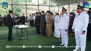 Bupati Iskandar Lantik dan Ambil Sumpah JPT Pratama Lingkup Pemkab Bolsel