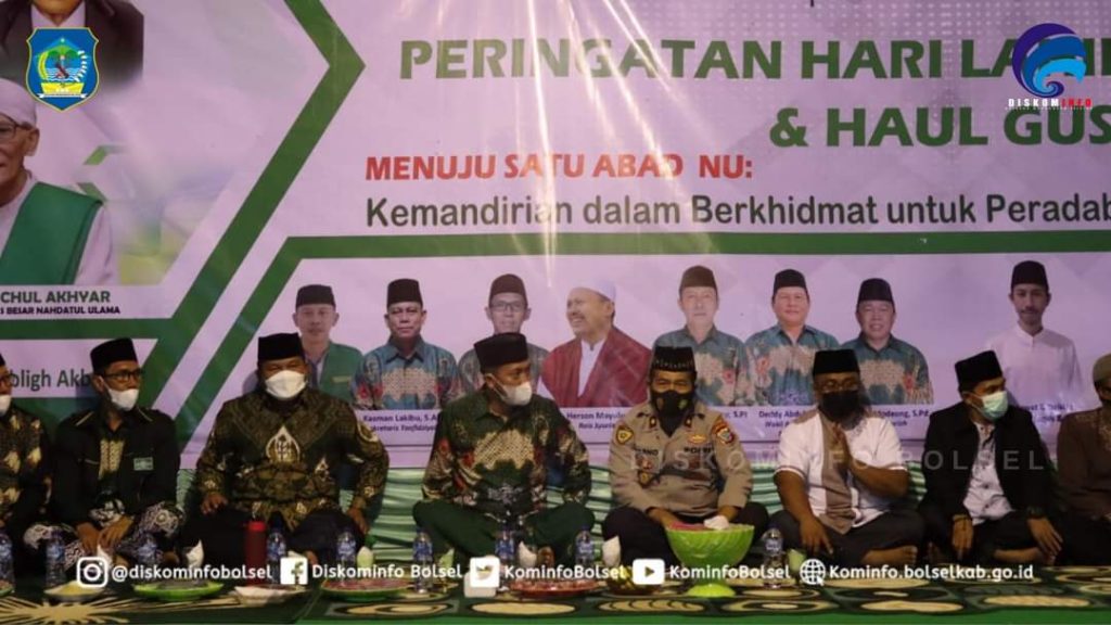 Bupati Bersama Wabup Bolsel Hadiri Peringatan Hari Lahir Nahdlatul Ulama yang Ke-96