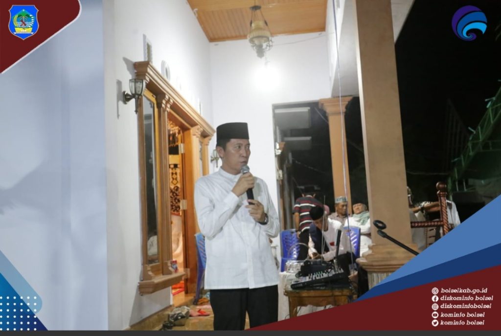 Bupati Iskandar dan Wabup Deddy Menghadiri Takziah Tujuh Malam  Meninggalnya Haji Herson Mayulu