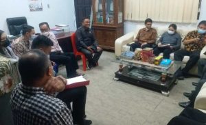 Mewakili Angota DPRD Lainnya, Anugerah Begie Gobel Terima Kunjungan DPRD Kota Tomohon