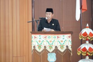 Bupati Iskandar Menyampaikan Rancangan KUA- PPAS Kabupaten Bolsel TA 2023