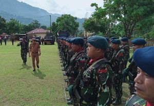 Pj Bupati Bolmong Ir Limi Mokodompit MM, Menjadi Irup Upacara HUT ke-18 Batalyon B Brimob Inuai