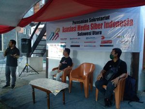 Sekjen Wahyu Dhyatmika Resmikan Sekretariat AMSI Sulut Pertama di Indonesia