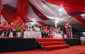 Limi Mokodompit Sambut Gubernur Sulut dan Peserta Porprov Dengan Bahasa Adat