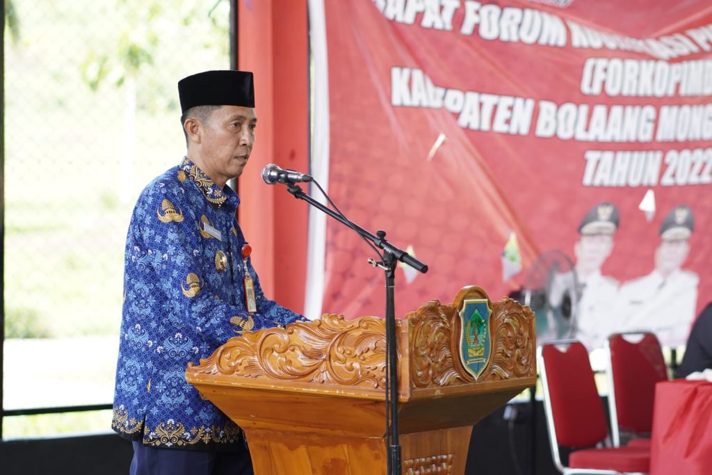 Bupati Iskandar Buka Rapat Forkopimda Bolsel Tahun 2022