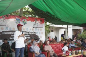 Bupati Iskandar Buka Pertandingan Sepakbola Mini HUT ke-26 Desa Momalia II