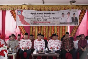 Bupati Iskandar Pimpin Apel Kerja Perdana Tahun 2024
