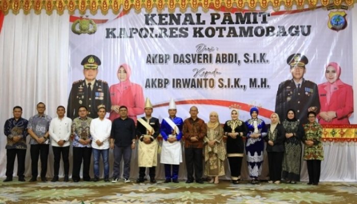 Ketua dan Wakil Ketua DPRD Kotamobagu Hadiri Kegiatan Kenal – Pamit Kapolres KK