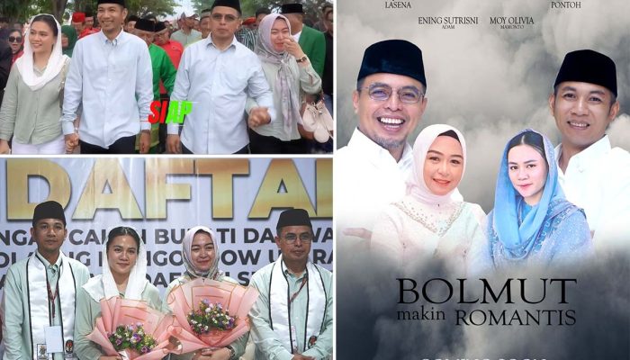 Hari Penuh Cinta di Pilkada Bolmut: Sirajudin dan Moh Aditya Pontoh Curi Perhatian Publik