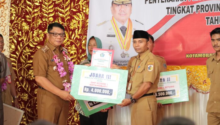 Pj Wali Kota Abdullah Mokoginta Apresiasi Sekolah Penerima Penghargaan Adiwiyata