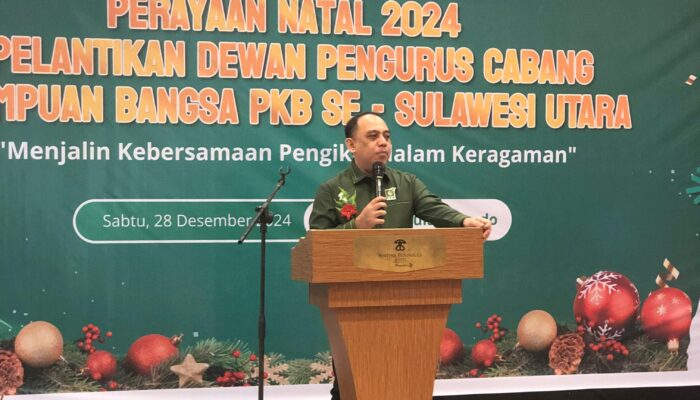 Pengurus Perempuan Bangsa se Sulut Dilantik, Dirangkaikan Perayaan Natal