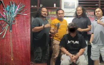 Tim Resmob Polres Kotamobagu Amankan Pelaku Panah Wayer di Mongkonai