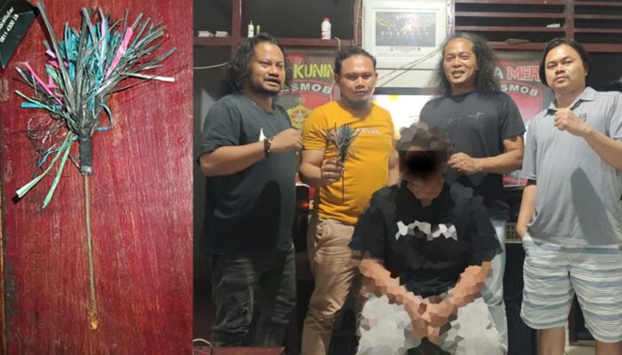 Tim Resmob Polres Kotamobagu Amankan Pelaku Panah Wayer di Mongkonai