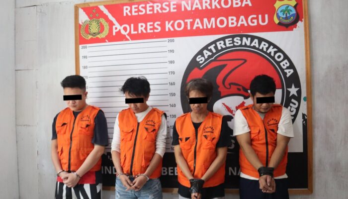 Sat Resnarkoba Polres Kotamobagu Bongkar Peredaran Sabu 41 Gram dari Palu ke Manado