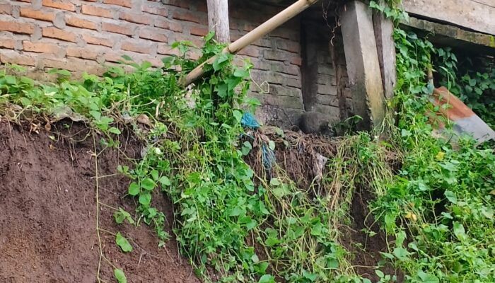 Rumah Milik Warga Mocil Terancam Ambruk