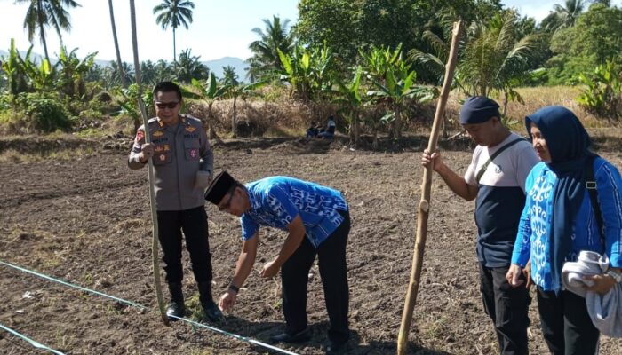 Program Ketahanan Pangan  Tuai Dukungan Gapoktan Aruman, Pemerintah Kelurahan dan Polsek Urban Kotamobagu