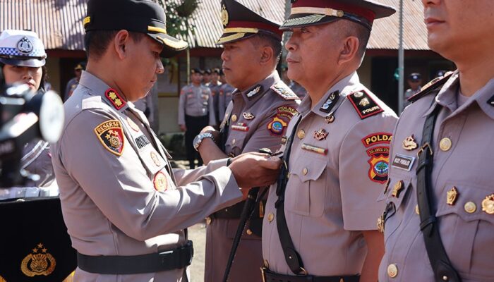 Kapolres Kotamobagu Pimpin Serah Terima Jabatan di Mapolres Kotamobagu