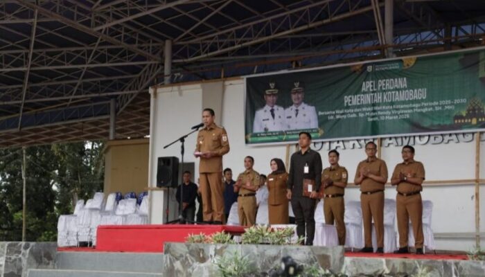 Wali Kota dr. Weny Gaib Pimpin Apel Perdana Jajaran ASN Pemkot Kotamobagu