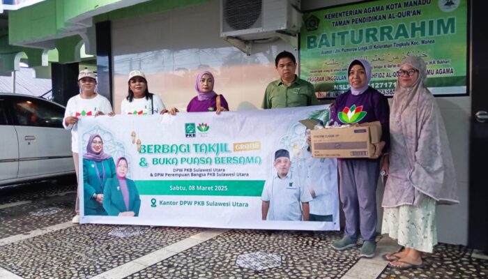 Ramadan Penuh Berkah, PKB Sulut Bagikan Takjil dan Gelar Buka Puasa Bersama