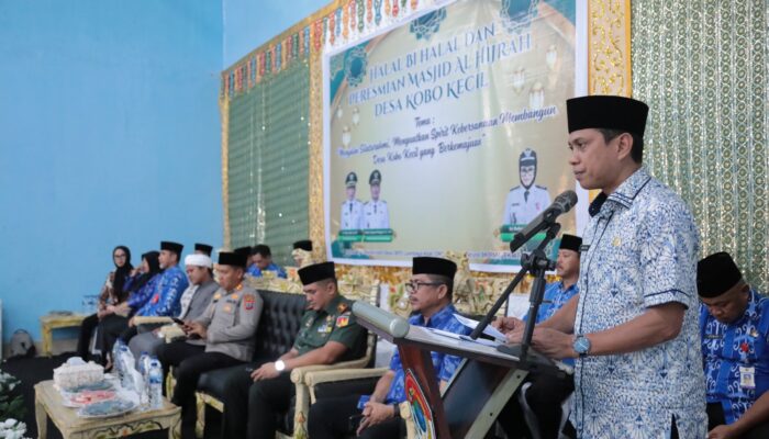Wali Kota Hadiri Halal Bi Halal dan Resmikan Masjid Al Hijrah di Desa Kobo Kecil