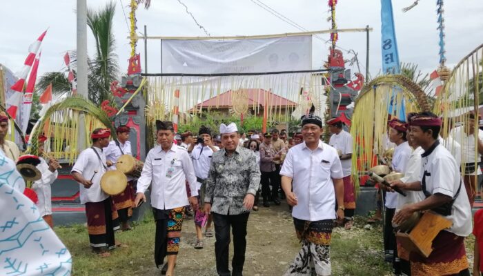 Bupati Yusra Alhabsyi Hadiri Perayaan Dharma Santi