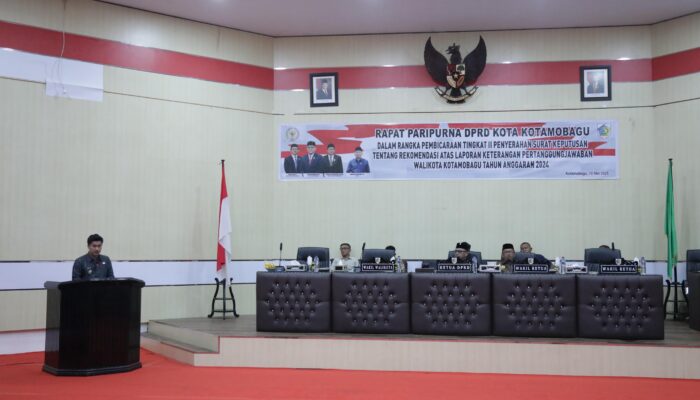 Pemkot Kotamobagu Siap Tindaklanjuti Rekomendasi DPRD Terkait LKPJ 2024